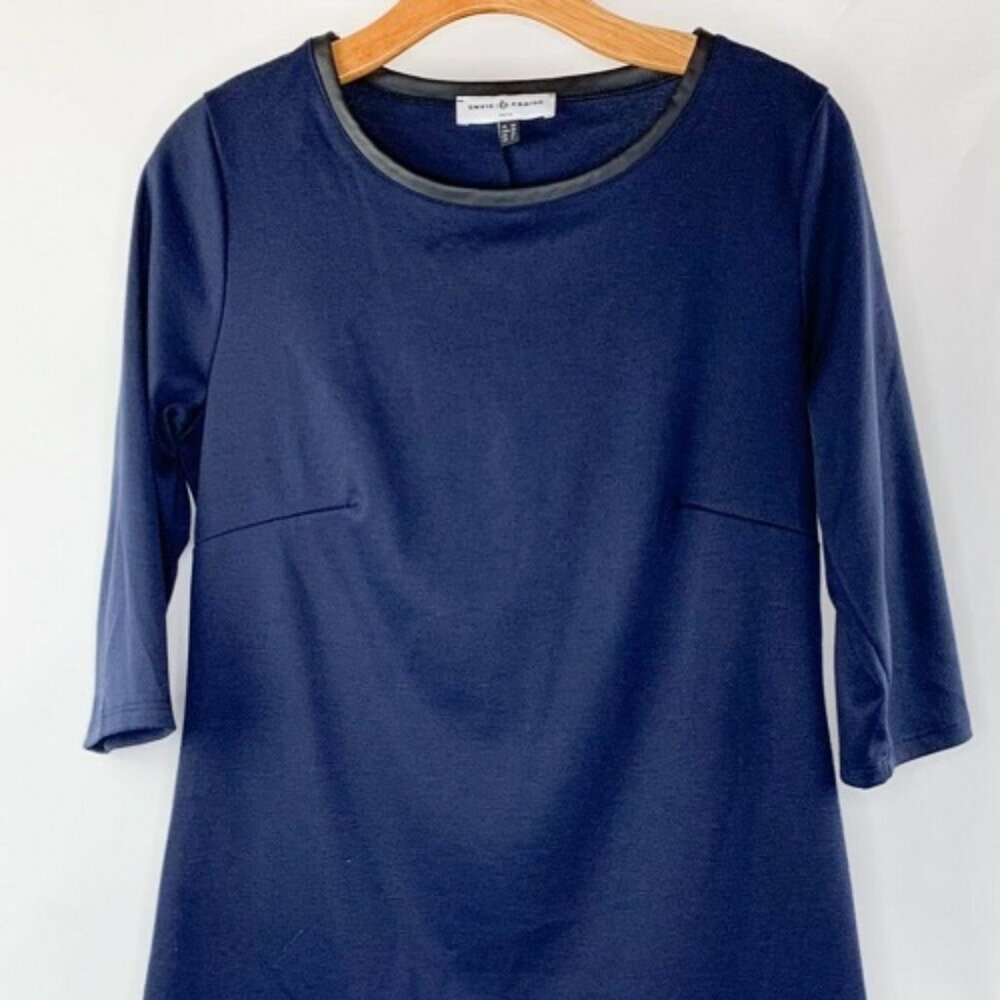 Envie De Fraise Womens Blue Shift Dress Size 6